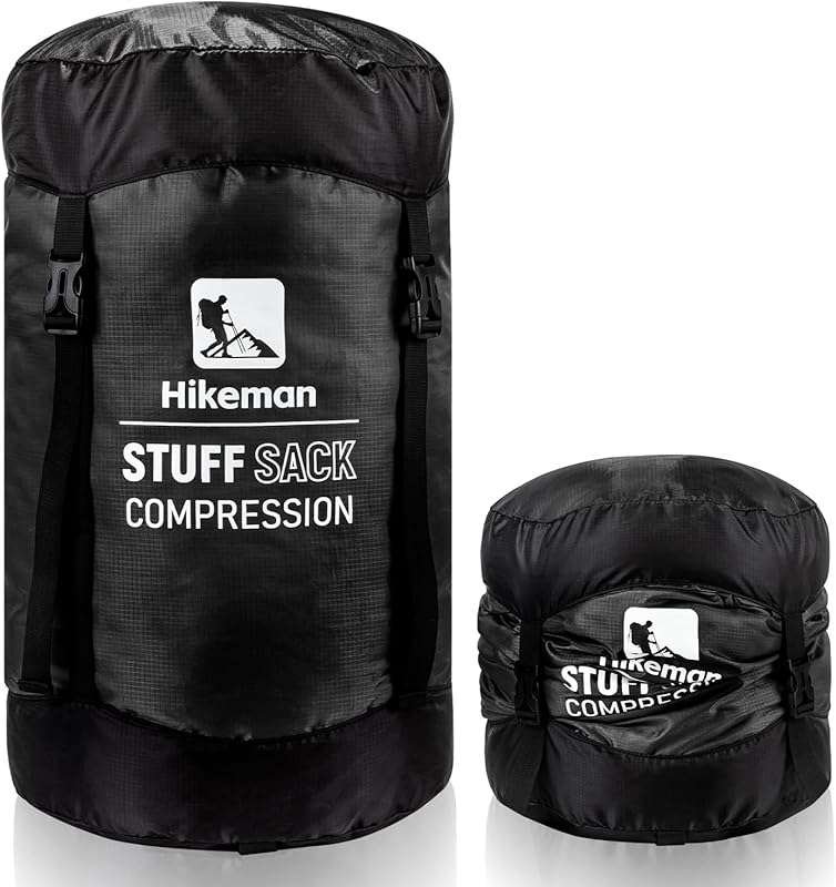 HIKEMAN Ultralight Water-Resistant Compression Stuff Sack for Sleeping