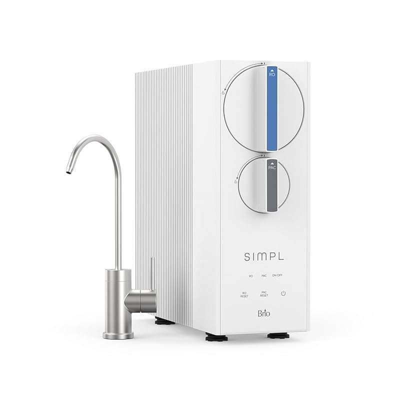 Brio SIMPL Reverse Osmosis Tankless Water Filter System, 4-Stage Under