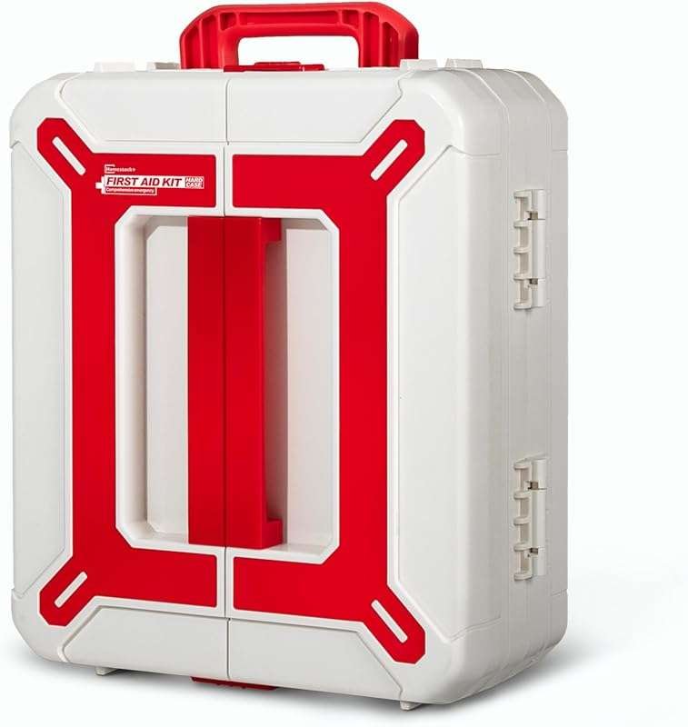 Large Wall-Mounted First Aid Kit with 408 Pieces for Business, Car, Ho