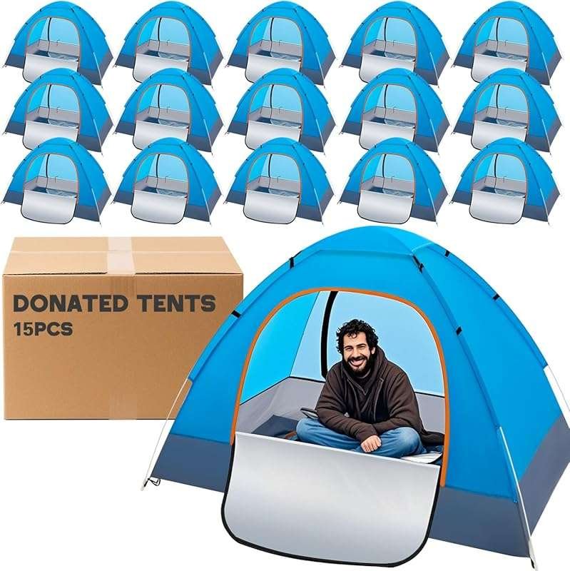 2 Person Pop Up Camping Tent, Waterproof Instant Easy Setup for Hiking