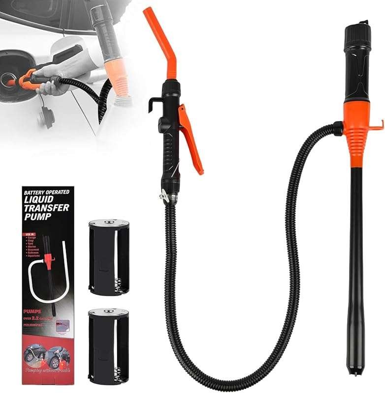 Battery Operated Electric Siphon Water Transfer Pump for Diesel, Water