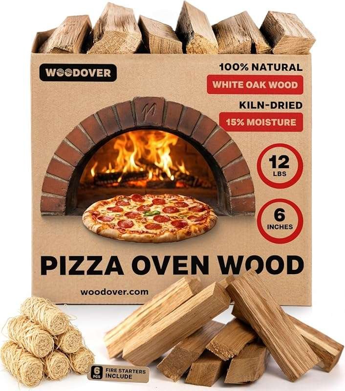 Kiln-Dried White Oak Firewood and Starters for Fast, Clean Lighting of