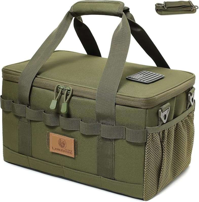 18L Tactical Camping Storage Bag for Cookware & Utility Tote Organizer