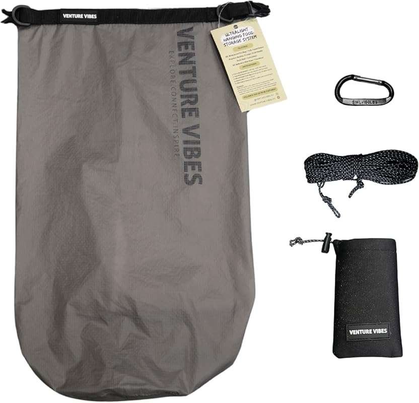 Bear Bag Kit - 10L Ultralight Hanging Food Storage for Backpacking, Ca