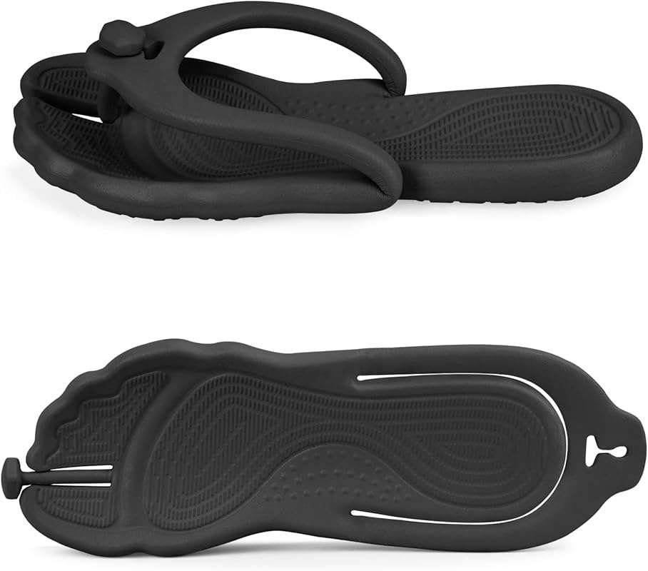 ZOORON Foldable Flip Flops for Women & Men - Lightweight, Non-Slip Qui
