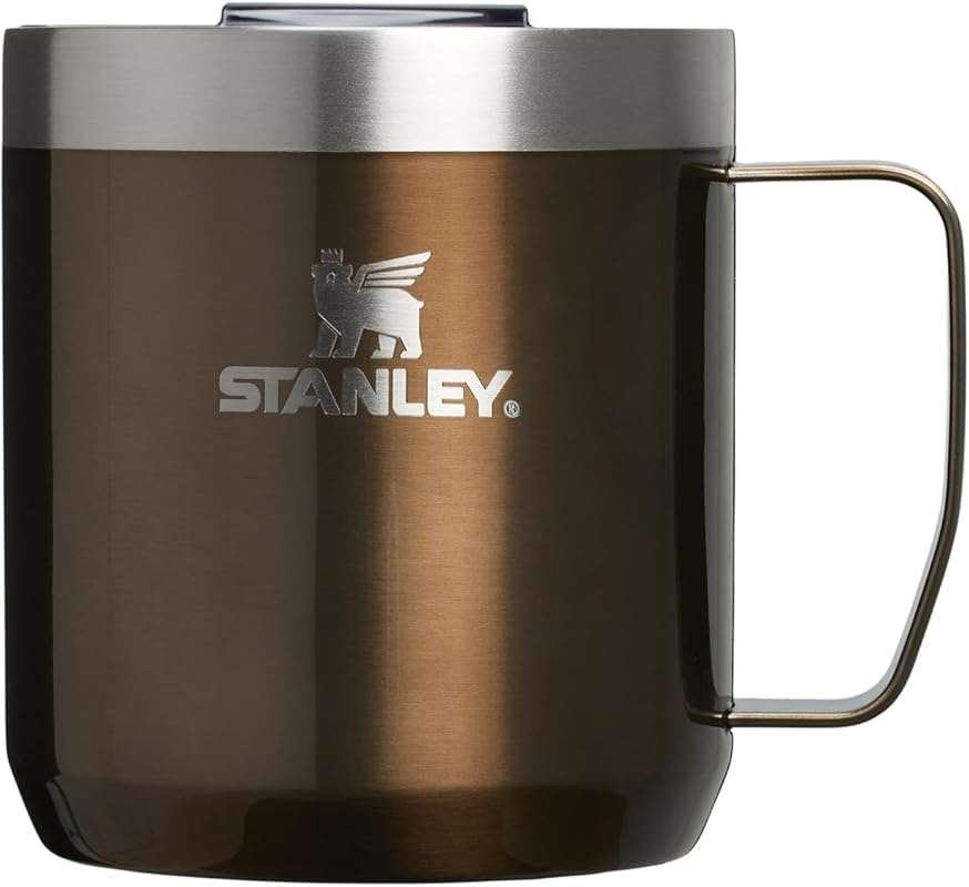 STANLEY Everyday 12oz Insulated Stainless Steel Camp Mug with Drink Th