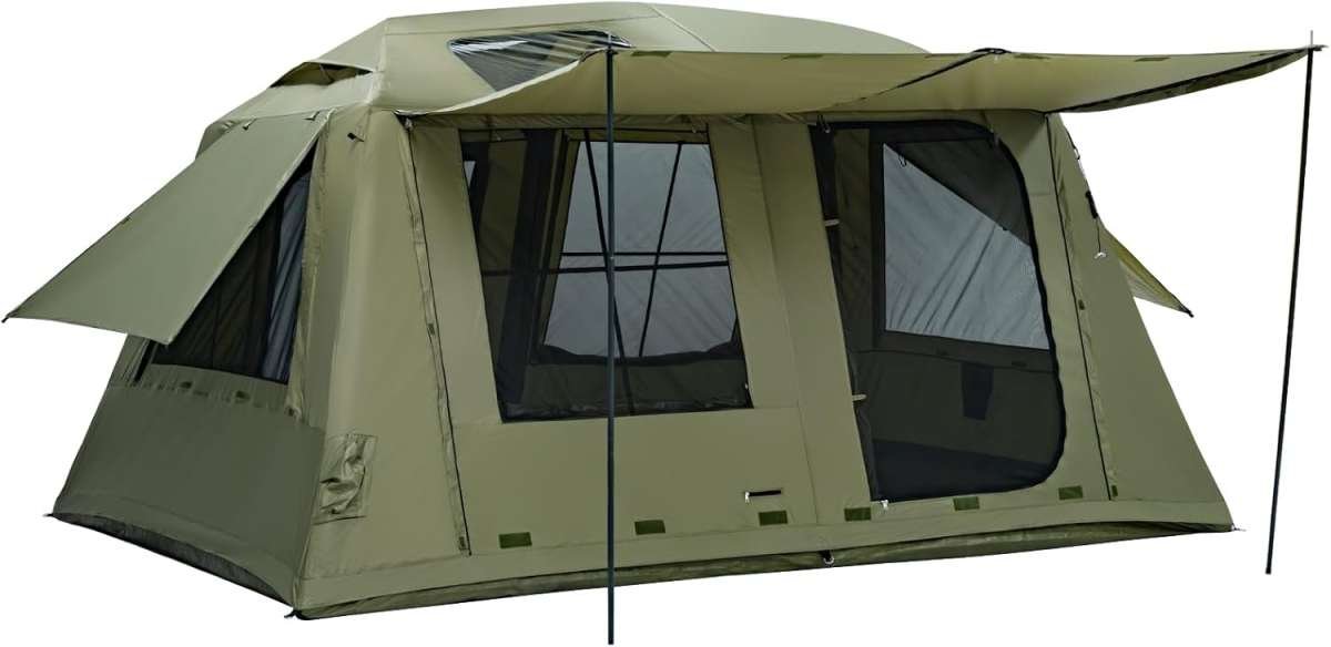 MC TOMOUNT 6-10 Person Inflatable Camping Tent, Large Blow Up Family A