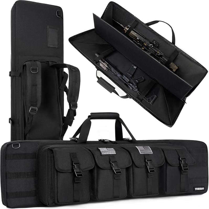 TORIBIO Double Rifle Case Soft Bag 32