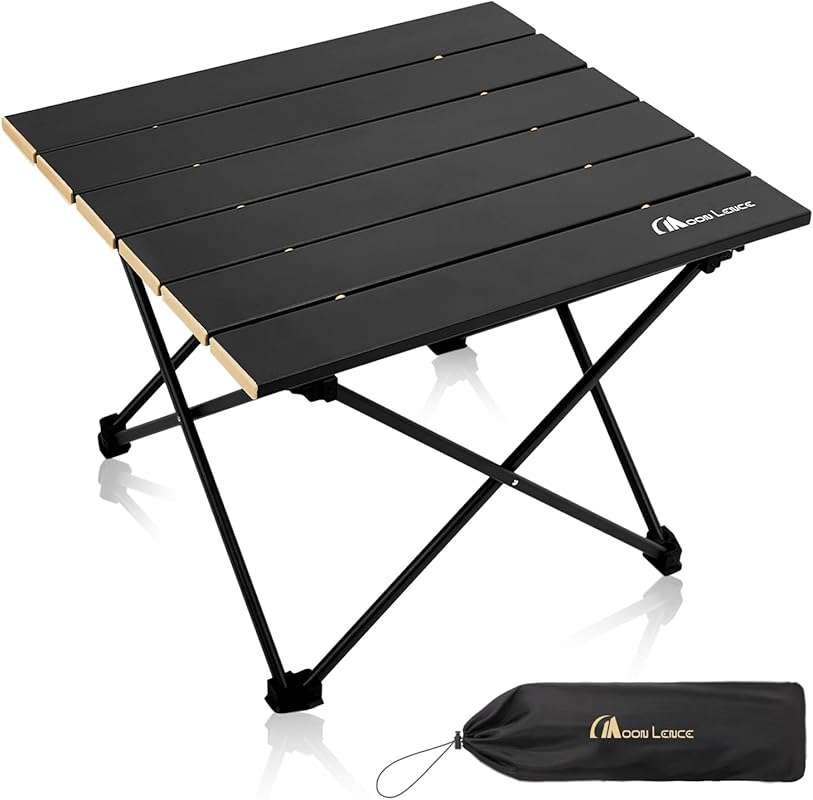 MOON LENCE Ultralight Folding Camping Table: Compact, Portable for Out