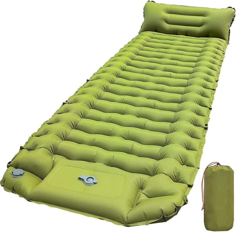 Sleeping Pad, Ultralight Inflatable Sleeping Pad for Camping with Pill
