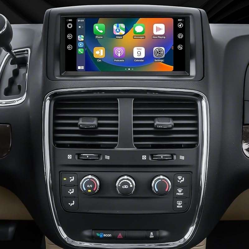 Car Radio Stereo for Dodge Grand Caravan 2008-2020 with Wireless Carplay Touchscreen