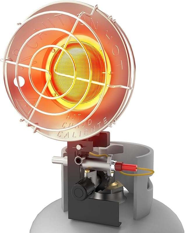 15000 BTU Portable Propane Heater for Outdoor Use with 3 Adjustable Mo