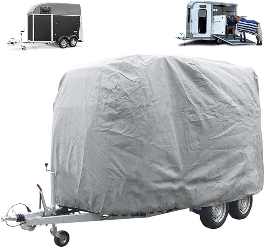 Premium Waterproof Horse Trailer Cover - UV Resistant, Durable, Univer