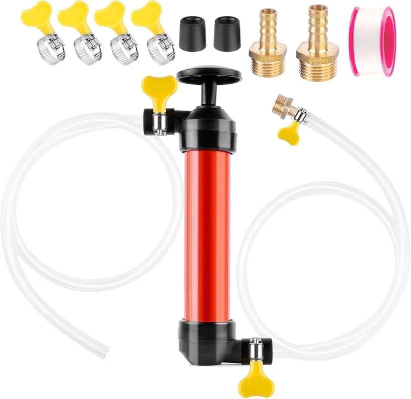 RV Antifreeze Siphon Hand Pump Kit: Manual Liquid Transfer for Winteri