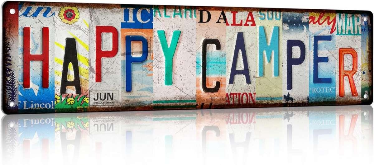 LALAWELL Funny RV Camper Decor Wall Art