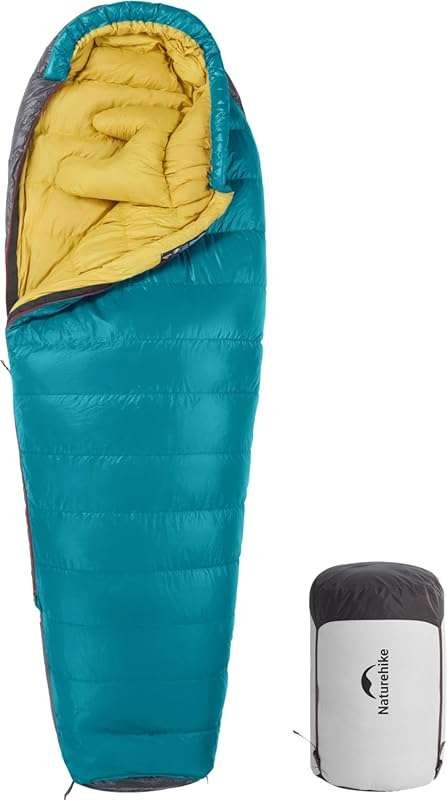 Naturehike 0 Degree RDS Down Mummy Sleeping Bag for Cold Weather Backp