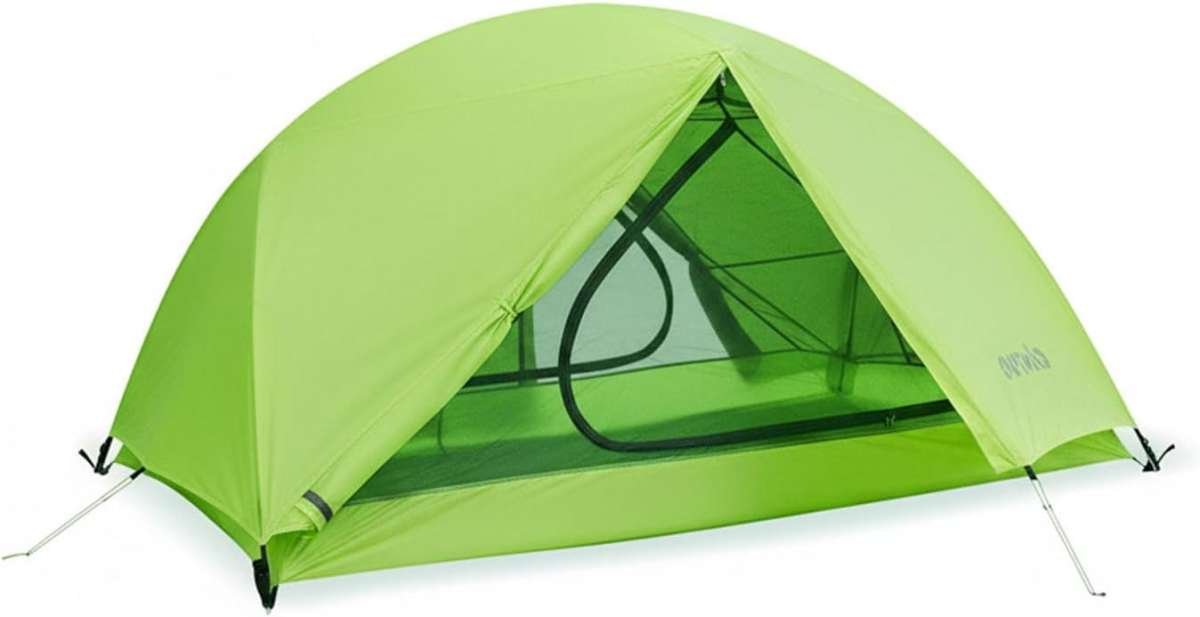 CANTUO Ultralight 2-Person Backpacking Tent: 3-Season, Waterproof, Win