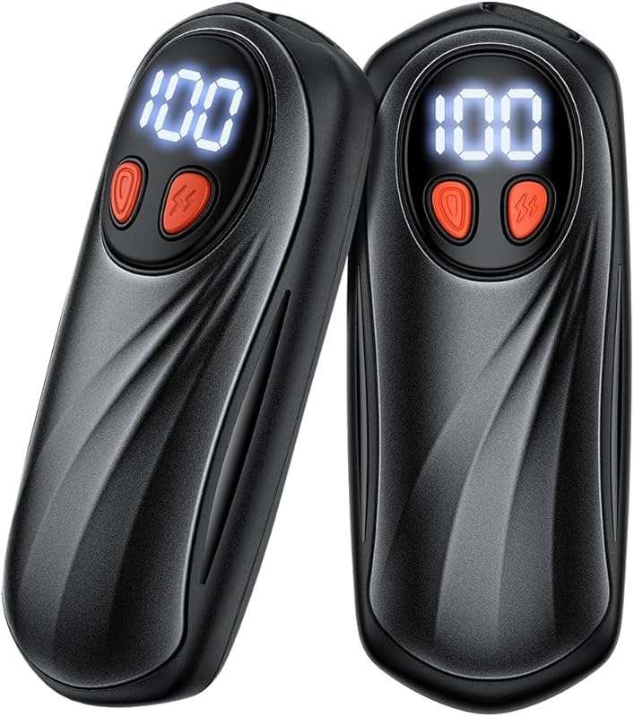 Rechargeable Hand Warmers 2-Pack: 6000mAh Electric Portable Pocket Hea