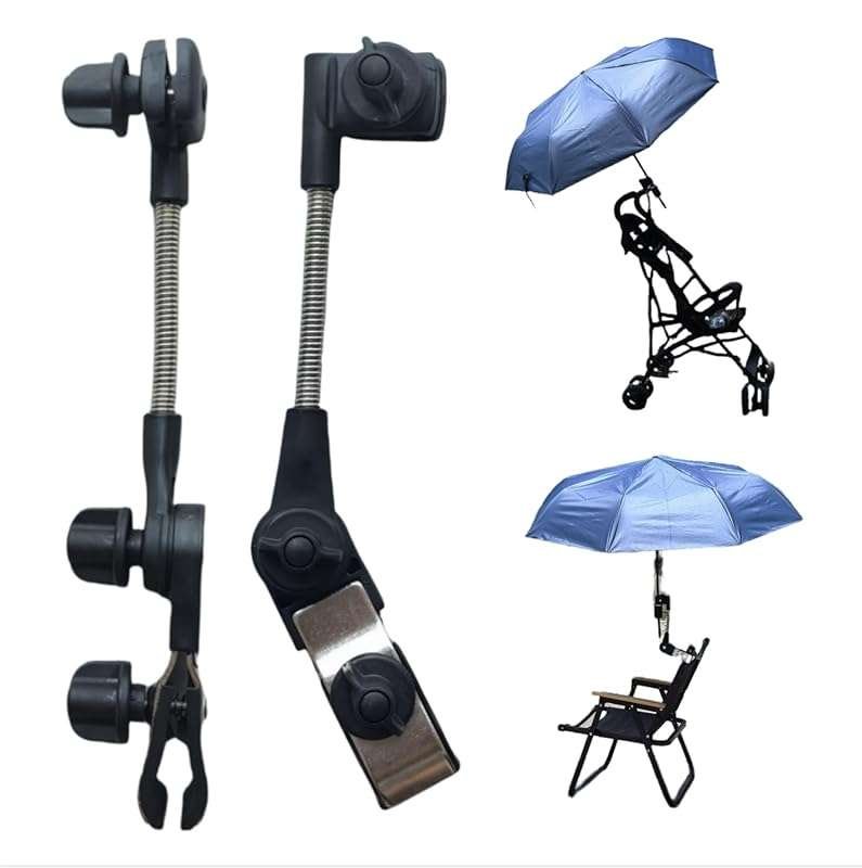 Secure Umbrella Holder for Strollers and Camping Chairs with Scratch-F