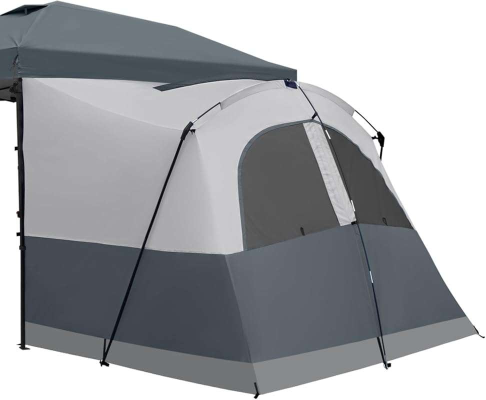 KAMPKEEPER Canopy Side Tent for 10x10 Pop Up Canopies, Easy Setup with