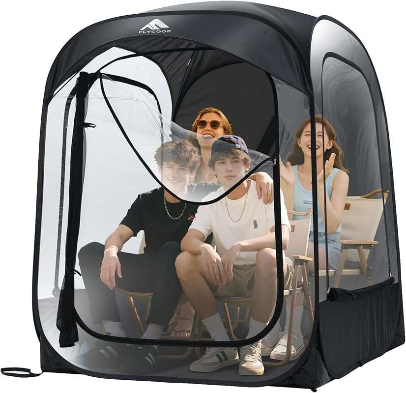 Flycoop Portable Weather Pop Up Tent: 2-4 Person Shelter for Outdoor A