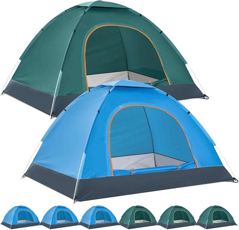 Woanger 6-Pack 2 Person Lightweight Camping Tents: Waterproof, Windpro