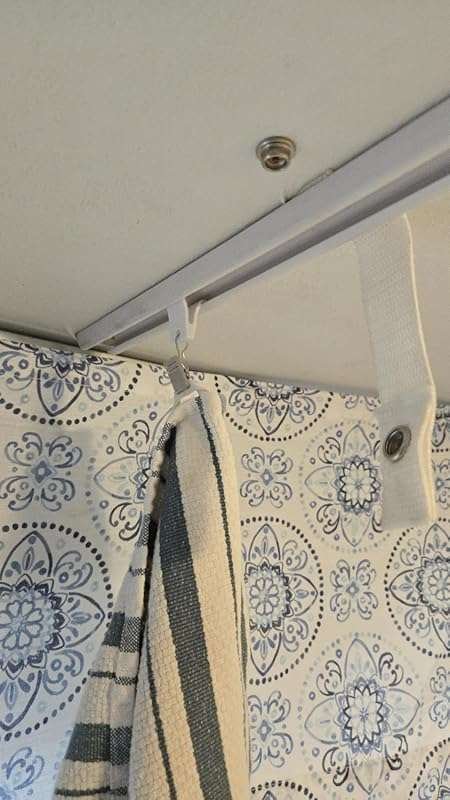 Taylor'd Creations White Roof Rail Hooks with Stainless Steel Clips fo