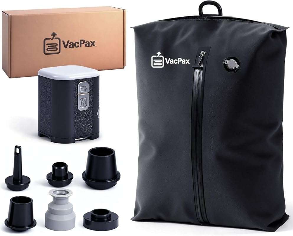 Vacuum Sealed Travel Bags with Rechargeable Electric Pump – Space Savi