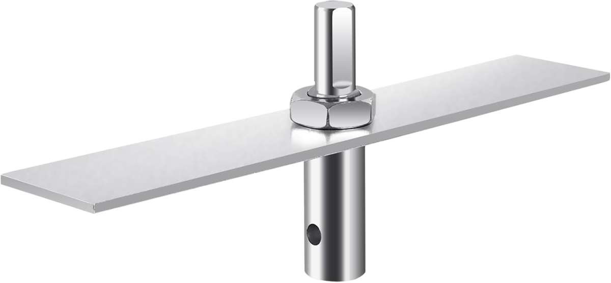 Ice Fishing Auger Drill Attachment with 8.2in Metal Plate, Ice Fishing