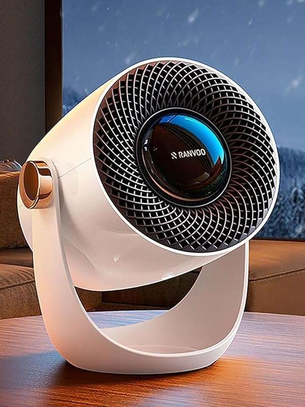 RANVOO Graphene Space Heater, Small Portable Electric Indoor Heater wi
