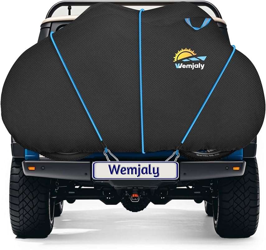 900D Heavy Duty Waterproof Bike Cover for 2 Bikes, Windproof Outdoor T
