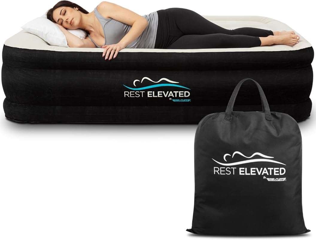RestElevated Luxury Queen Air Mattress, 20