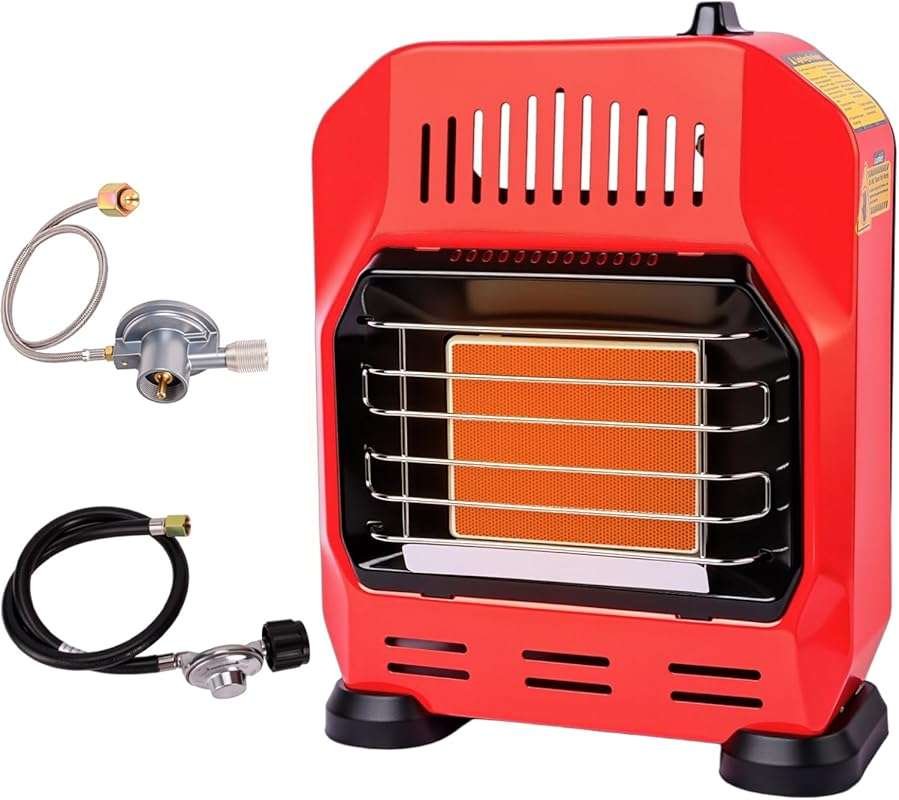 12000BTU Portable Propane Heater for Outdoor Camping, Tents, Garage, P