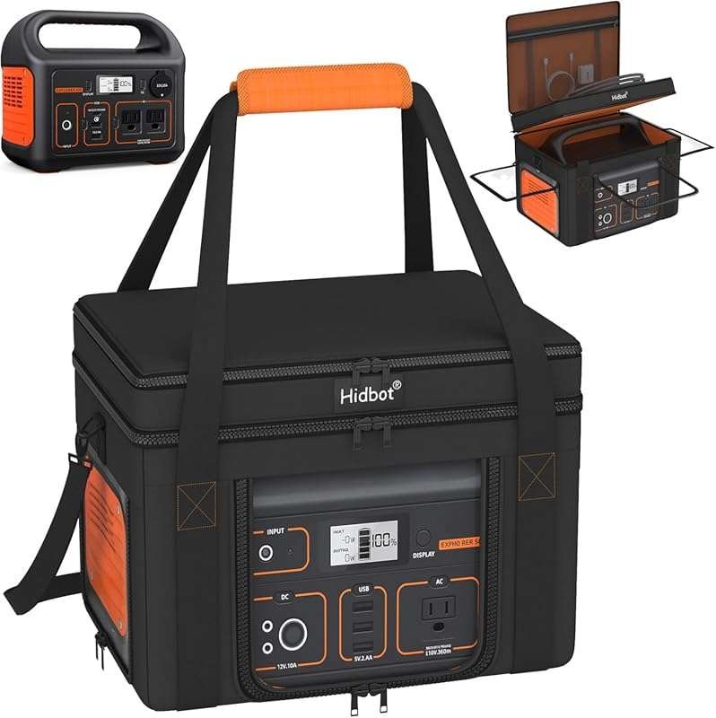 Portable Jackery Explorer 300 Carrying Case: Waterproof, Ventilated Do