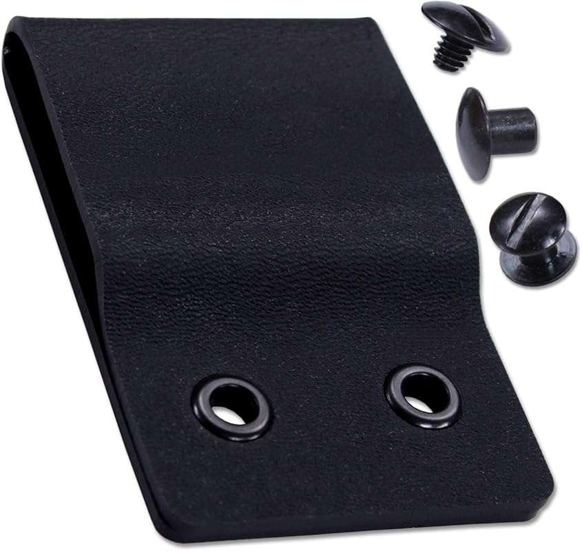 Universal Holster Belt Loop - Durable Kydex/Holstex for Vertical/Horiz
