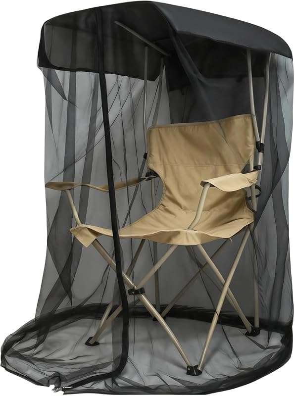 Camping Chair Mosquito Net Cover: 35x32x63 Inch Mesh Tent Shelter with