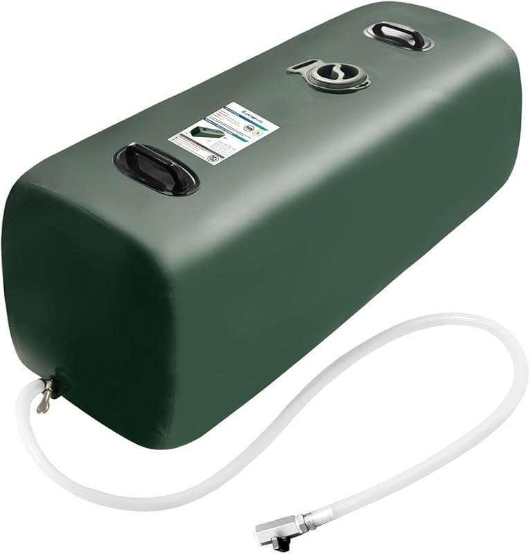 Portable Foldable Drinking Water Storage Bladder Tank for Camping, RV,