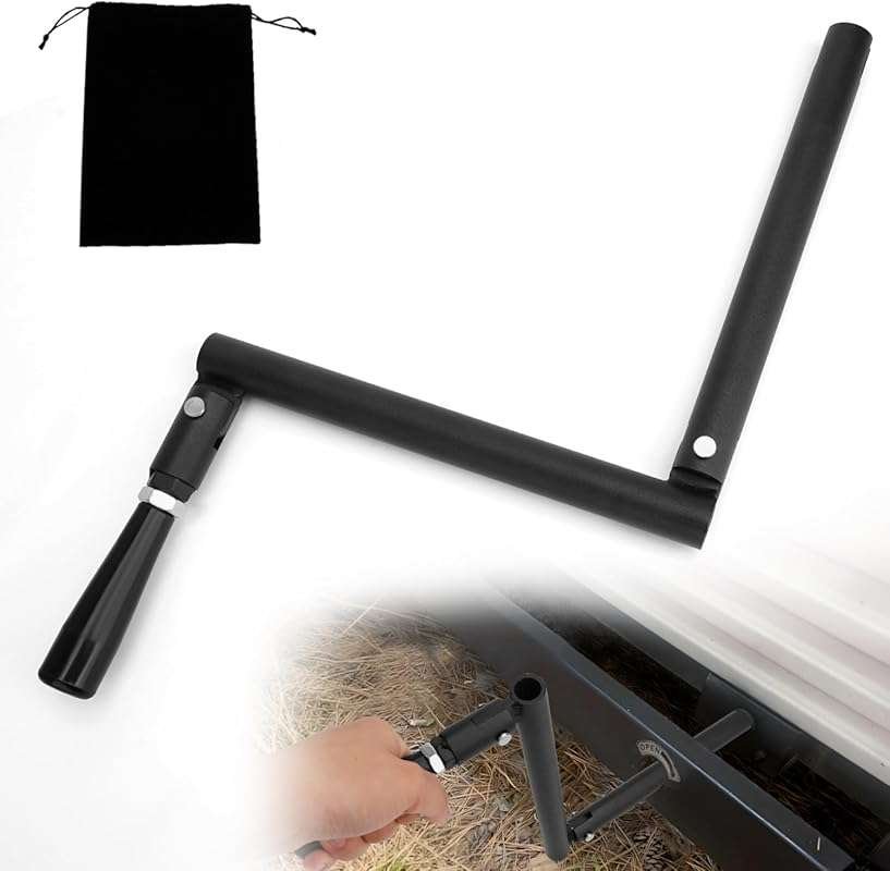 Jerbor Foldable Crank Handle for Coleman and Fleetwood Pop-Up Campers,