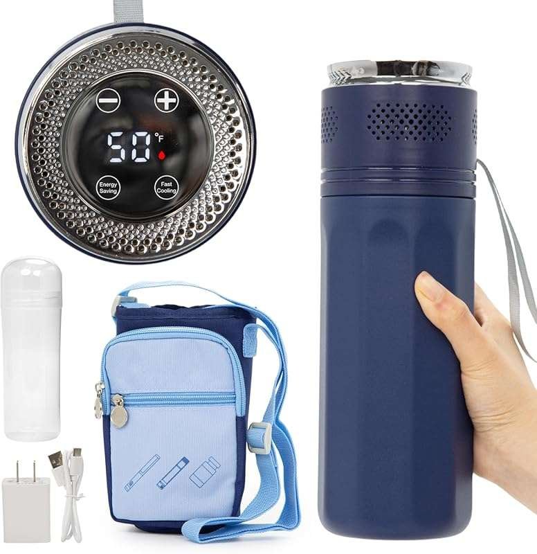 TSA Approved Electric Insulin Cooler for Travel: Portable, Smart 35-46