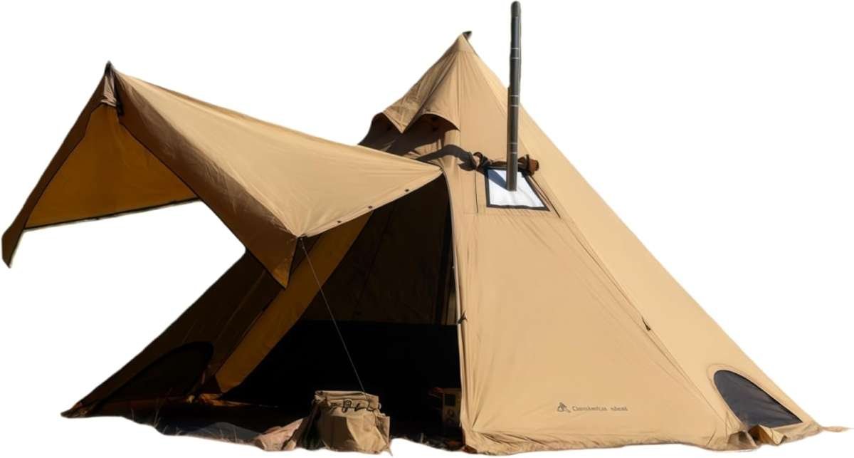 4-Season Hot Tent with Stove Jack
