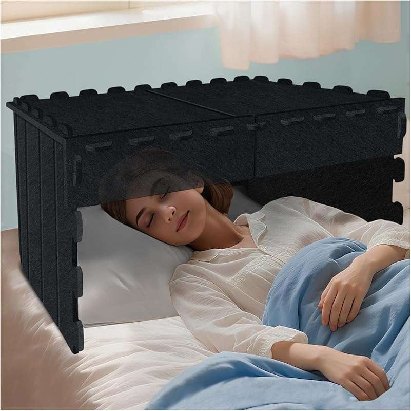 TroyStudio Soundproof Bed Tent: Acoustic Felt Blackout Canopy, Portabl