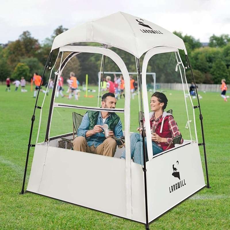 Pod All-Weather Sports Tent: Outdoor Pop-Up Clear Bubble Tent for 1-2