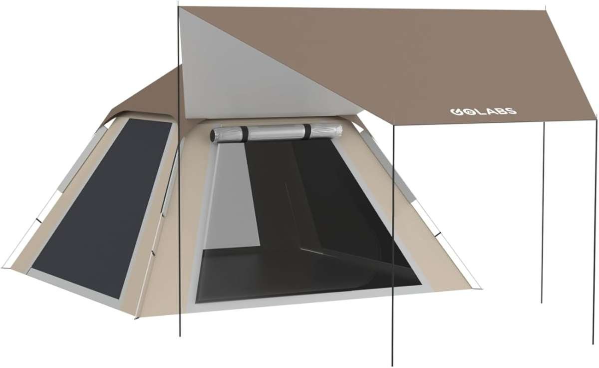 Golabs 2-3 Person Camping Tent: Quick 3-Minute Setup, Waterproof Canop