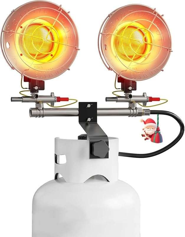Buyplus 30000 BTU Outdoor Propane Heater, 3 Modes, Safety Shut-off, Ta