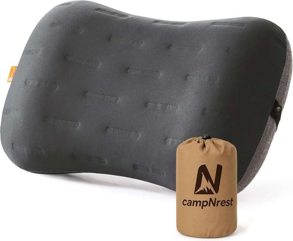 Inflatable Camping Pillow - Ultralight Compact Air Pillow for Travel, 