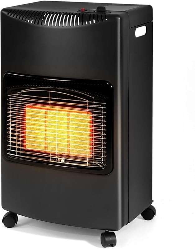 18000 BTU Foldable Propane Patio Heater with LP Regulator for Camping,