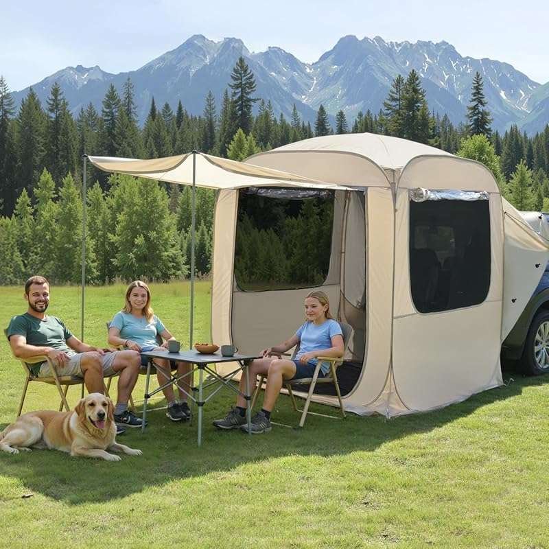 Alvantor 4-6 Person Pop Up Screen House Gazebo for Mosquito-Free Outdo