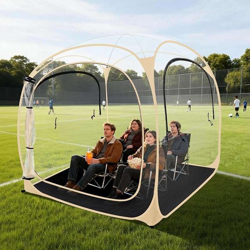 ARCTICSEA Thickened PVC Sports Tent: All-Weather Shelter for 2-6 Peopl