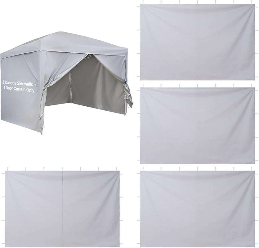 VEVOR 10x10 Canopy Sidewalls - Waterproof Sunlight Protection for Outd