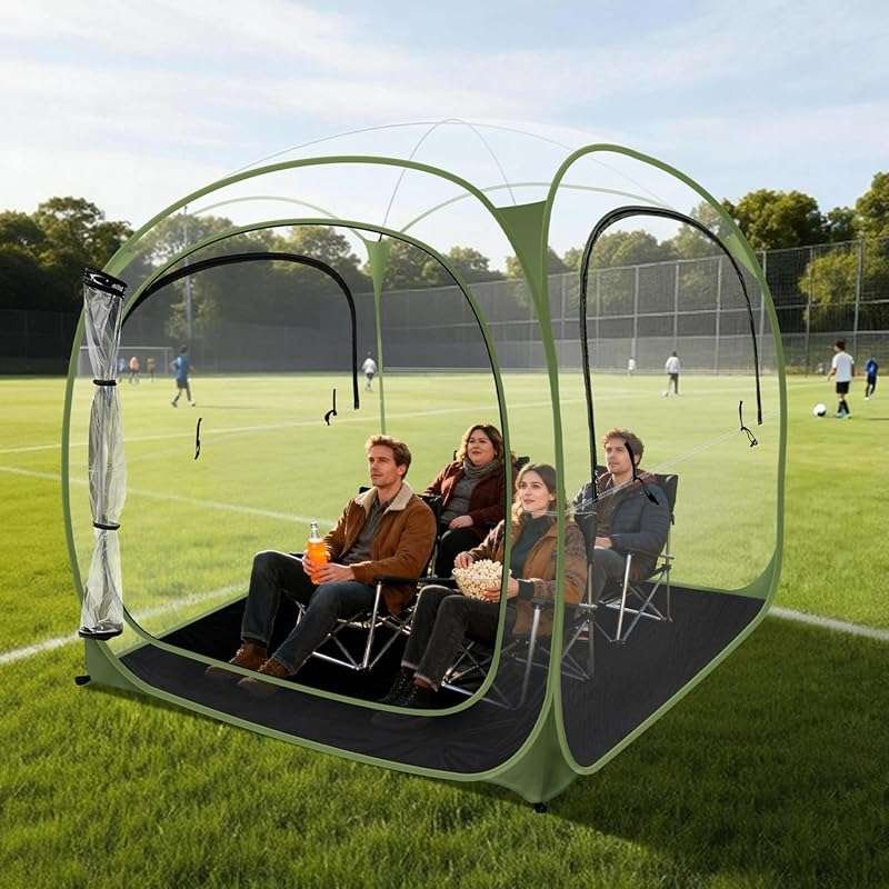 ARCTICSEA Thickened PVC Sports Tent: All-Weather Shelter Pod for 2-6 P